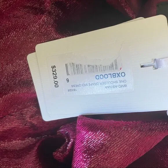 NEW Ted Baker Abinaa one shoulder midi dress XXL - Picture 14 of 16